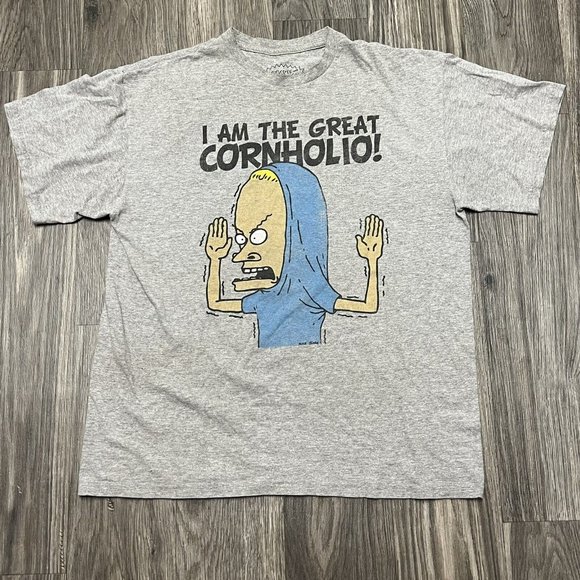 RICK AND MORTY Other - MTV Beavis & Butthead "I Am The Great Cornholio" 2012 Graphic T-shirt Size XL